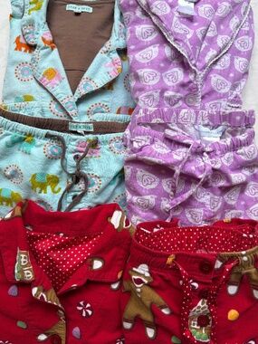Women’s Flannel Pajamas Bundle Sz L